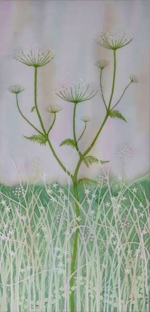Queen Annes Lace with Lady Smocks and Stitchwort - £200