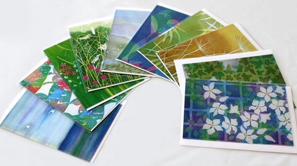 Greeting cards selection